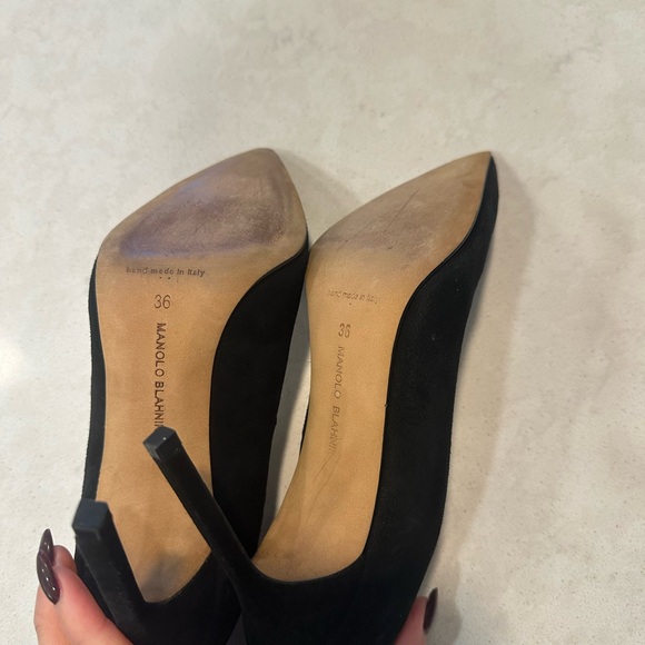 Manolo Blahnik Black Heels - Picture 3 of 3